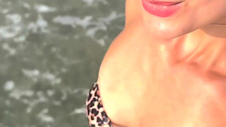 Sexy Bikini Chill on the Tropical Beach