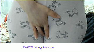 CAMELTOE- MASTURBATION IN PAJAMAS- PUFFED PUSSY- SWOLLEN PUSSY- TURKISH PORN