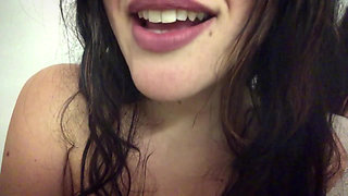 Horny German girl masturbates in the dressing room (Risky JOI)