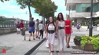 European slaves public disgraced