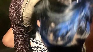 Restaurant Bathroom Surprise: Submissive PAWG Makes Me Cum in Public Toilet