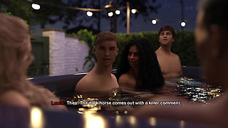 My Bimbo Dream 41 - Hot Latina Gives Double Handjob in Jacuzzi