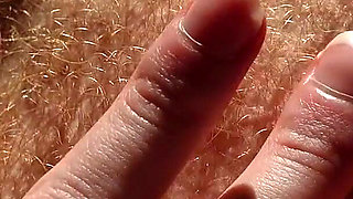 Showing You My Ginger Hairy Pussy Bush POV