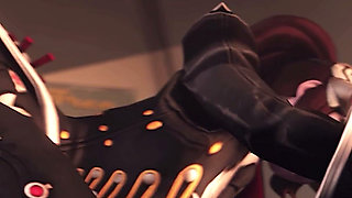 Overwatch Futa - Mercy & Widowmaker Blowjob and Doggystyle Animation