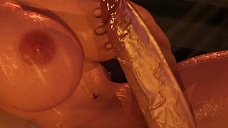 Bathhouse Fuck with Krecill - Conan Grinds His Monster Cock on Her Massive Boobs & Destroys Her Fat Ass