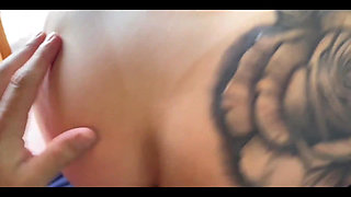 Pink Pussy Squirts on Stepdad's Dick