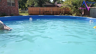 Cleaning My Pool in a Bikini