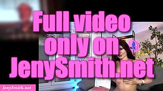 Hot Redhead MILF Jeny Smith Masturbates on Webcam For Her English Tutor - Public Solo Action