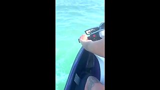 Young Wife Cheats on Husband with Jet Ski Instructor - Public Beach Sex