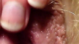 Extreme Closeup Pussy Fingering