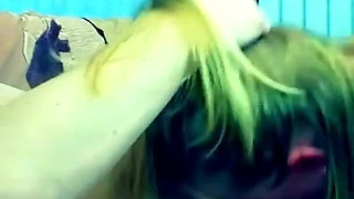 Thick blonde mature with hairy pussy fucked at home