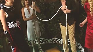 Natasha Marley, Antonia Deona And Paul Chaplin - Orgy Girls 1 Orgy Of Busty Blondes With Sex Toys Enjoying A Big Cock Together