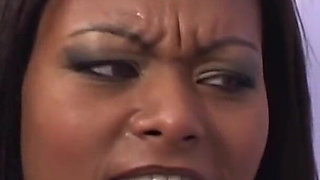 A Big Black Ass for a Solid White Cock