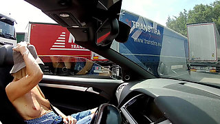 Titty Tuesday Blindfold Truck Stop Fun