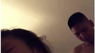 18not20 Petite Chinese Girl With Small Tits Wide Hips Round Ass Cowgirl Riding Gets Creampie Doggy