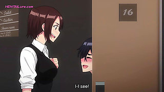Adam Gets Trapped Naked With College Girl's Fat Ass Begging to Be Fucked - HENTAI Uncensored (ENG Subtitles)