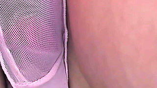 Creepy Guy Used Her Panties to Cum Hard on Public Bus