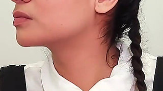 Heavy Make up Transformation CEI Dildo Vibrator Masturbation