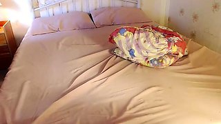 Sexy Shemale With Big Tits Jerking Her Huge Cock Off