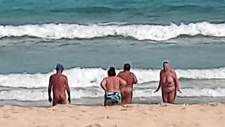 Naked in the Sea with the Girls!