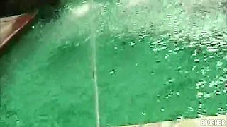 Poolside Pussy Gets Pounded - Layla Jade, Nick Manning - Cumshot