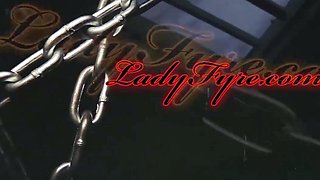 A blonde doll and a redhead love a hot threesome with