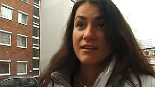 A pick up outdoor for a young student girl