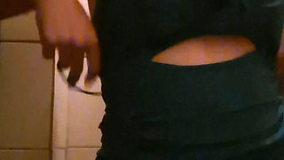 Wife Leaves Work and Stops by a Porn Theater to Suck off Strangers and Take Their Loads!