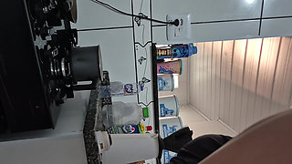 Husband fucks maid while wife went to work!