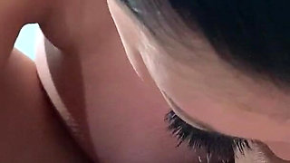 Brit Baddie in Leather Rims Stud & Jerks His Cumshot Into Her Pussy