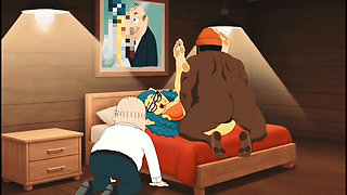 Stranger Fucks a Married Housewife in Front of Her Cuckold Husband