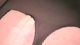 Fucks stepsister big ass in black pantyhose