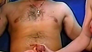 Blonde Babe Fingers Pussy and Takes Massive Facial Cumshot