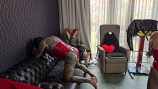 Fingering and Pegging Hubby