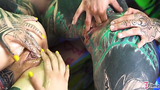 Serpienta Gets Her Asshole Filled With Cum, Compliments Of Anuskatzz And Illuz