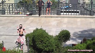 Teenager worships feet and butt sex public lovemaking