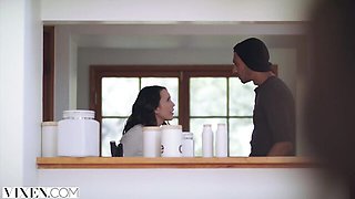 Vixen featuring Jade Nile and Evelyn Claire's brunette action