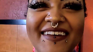 Alternative Ebony Gets Banged Out by a Thug