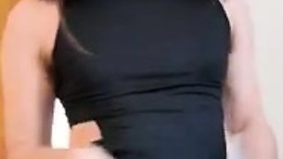 Pretty Little Iris Flashing In Sexy Long Dress